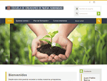 Tablet Screenshot of escueladecreadores.com.ar